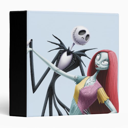 Jack and Sally Dancing 3 Ring Binder