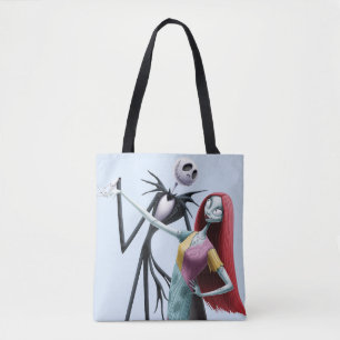 Jack and Sally Dancing Tote Bag