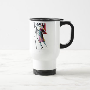 Jack and Sally Dancing Travel Mug