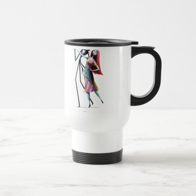 Jack and Sally Dancing Travel Mug (Right)