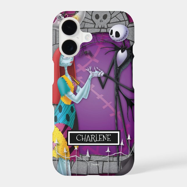 Jack and Sally Holding Hands Iphone Case (Back)