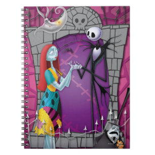 Jack and Sally Holding Hands Notebook