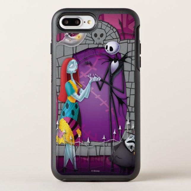 Jack and Sally Holding Hands Otterbox iPhone Case (Back)