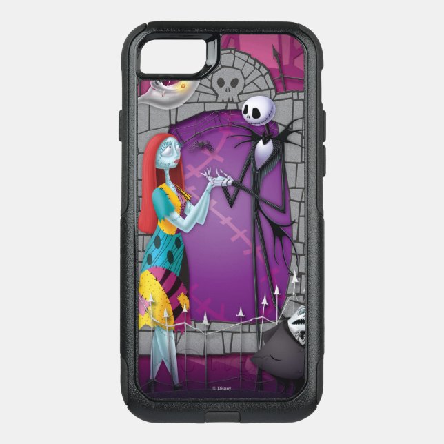 Jack and Sally Holding Hands Otterbox iPhone Case (Back)
