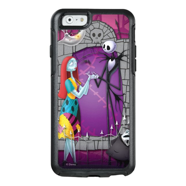 Jack and Sally Holding Hands Otterbox iPhone Case (Back)