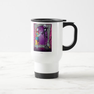 Jack and Sally Holding Hands Travel Mug