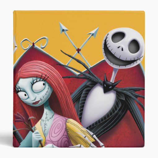 Jack and Sally in Heart Binder | Zazzle