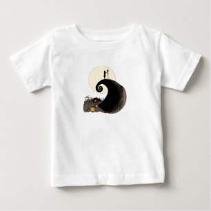 Jack and Sally   Moon Silhouette Baby T-Shirt