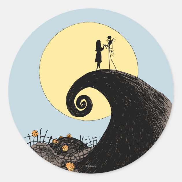 Jack and Sally Moon Were Simply Meant To Be Greeting Card