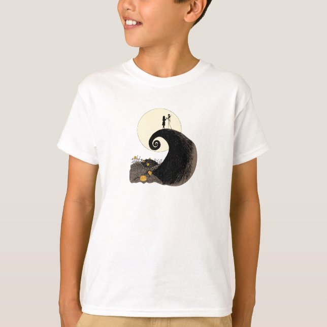 Jack and Sally | Moon Silhouette T-Shirt (Front)
