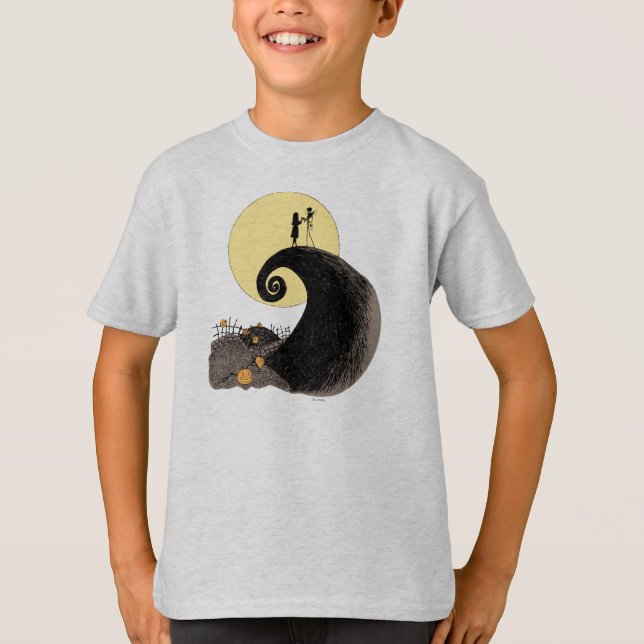 Jack and Sally | Moon Silhouette T-Shirt (Front)