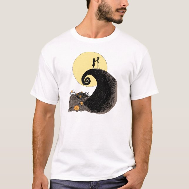 Jack and Sally | Moon Silhouette T-Shirt (Front)