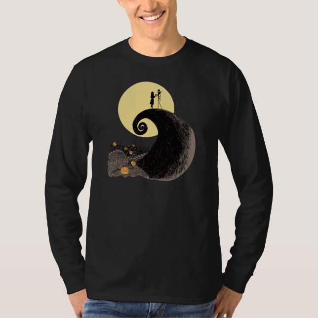 Jack and Sally | Moon Silhouette T-Shirt (Front)