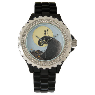 Jack and Sally Moon Silhouette Watch
