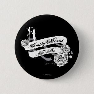 Jack and Sally - Simply Meant To Be Button