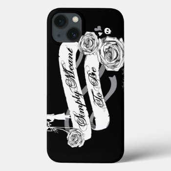 Jack And Sally - Simply Meant To Be Iphone 13 Case by nightmarebeforexmas at Zazzle