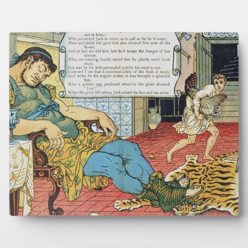 Jack and the Beanstalk Plaque