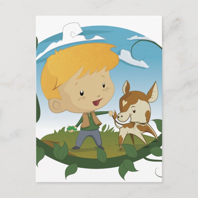 Jack and the Beanstalk Postcard (Front)