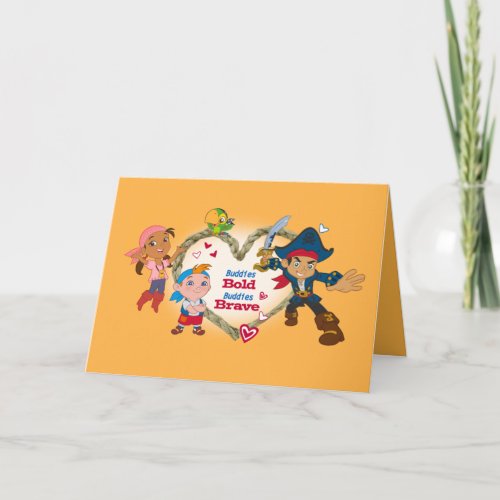 Jack and the Neverland Pirates Valentine Holiday Card