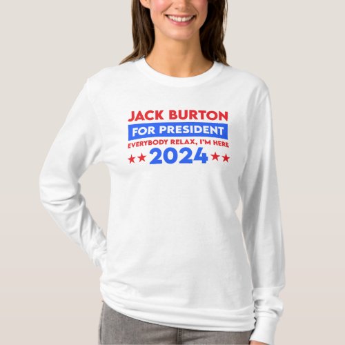 Jack Burton For President 2024 T_Shirt