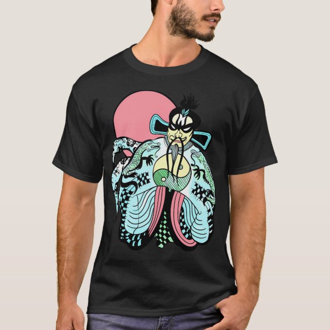 Jack Burton Fu Manchu T-Shirt (Front)