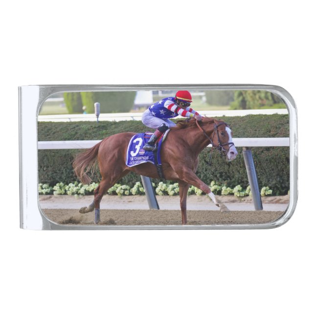 Jack Christopher - Champagne Stakes Silver Finish Money Clip (Front)