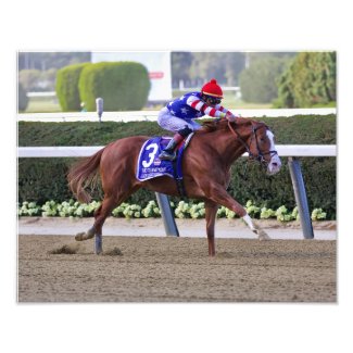 Jack Christopher Winning the Champagne Stakes Photo Print