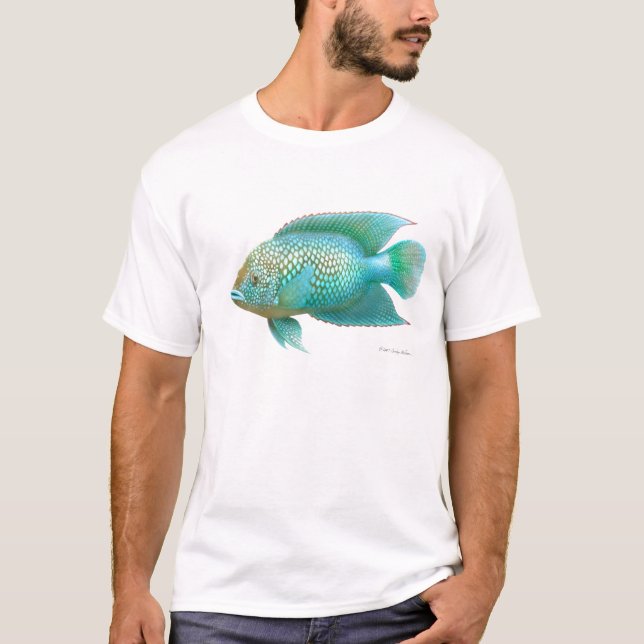 Jack Dempsey Cichlid T Shirt (Front)