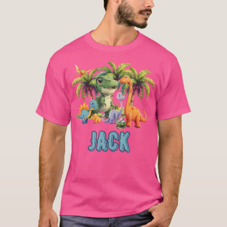 Jack Dinosaur Personalized Custom First Name Toddl T-Shirt