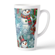 jack frost and snowman christmas theme
