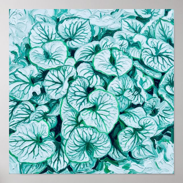 Jack Frost Leaves After Van Gogh Poster (Front)