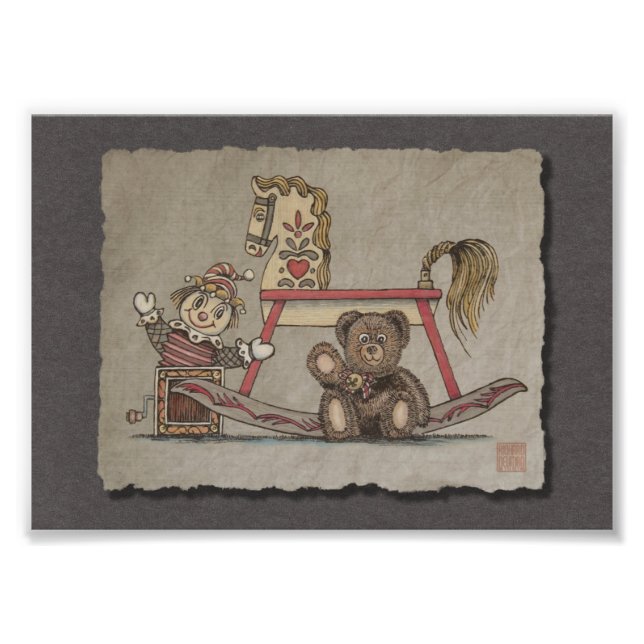 Jack in the Box, Horse & Bear Photo Print (Front)