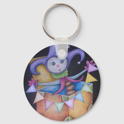 Jack in the box keychain