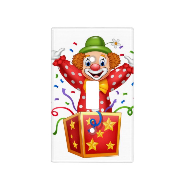 Jack in the box Toy Kids Light switch Cover (Front)