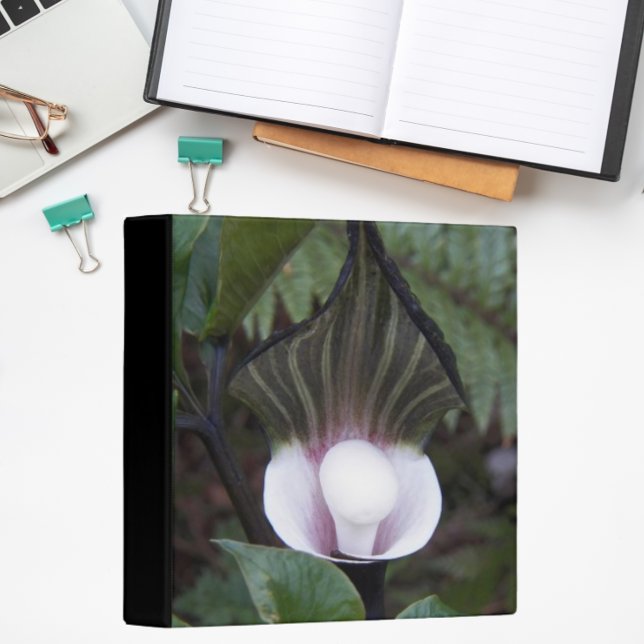Jack-in-the-Pulpit Plant Floral 3 Ring Binder (In Situ Office)