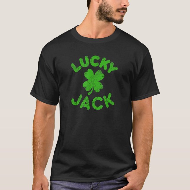 Jack Irish Family St  Patrick S Day   Lucky Jack T-Shirt (Front)