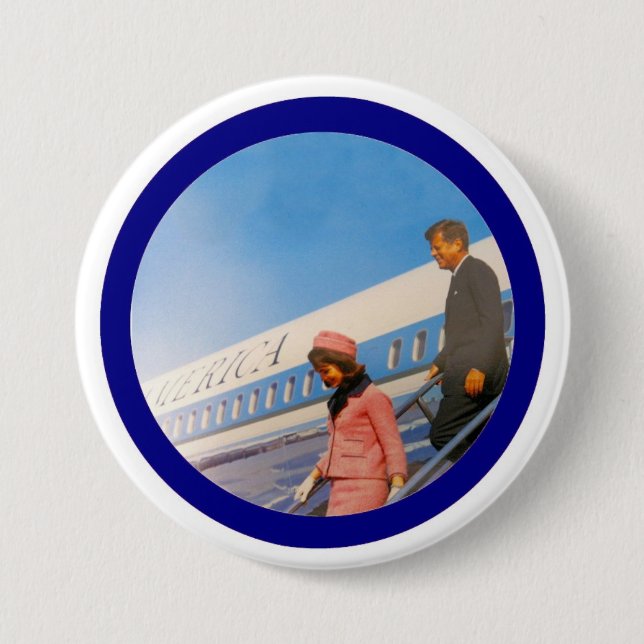 Jack & Jackie: Dallas 1963 Button (Front)