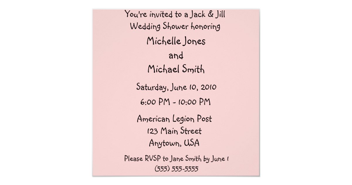 Jack And Jill Bridal Shower Invitations 10