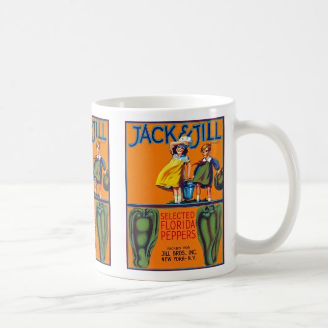 Jack & Jill Florida Peppers Coffee Mug (Right)