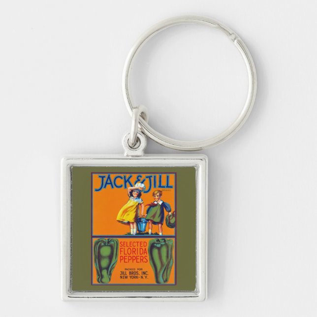 Jack & Jill Florida Peppers Keychain (Front)