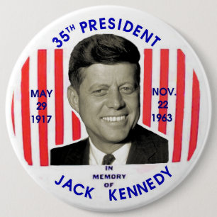 Jack Kennedy memorial pinback Button