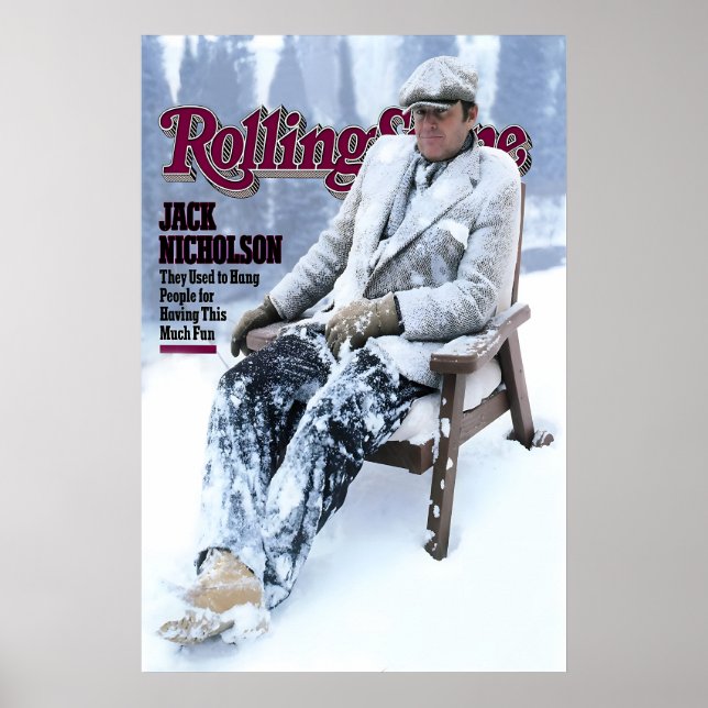 Jack Nicholson 1981 Rolling Stone Magazine Cover Poster (Front)