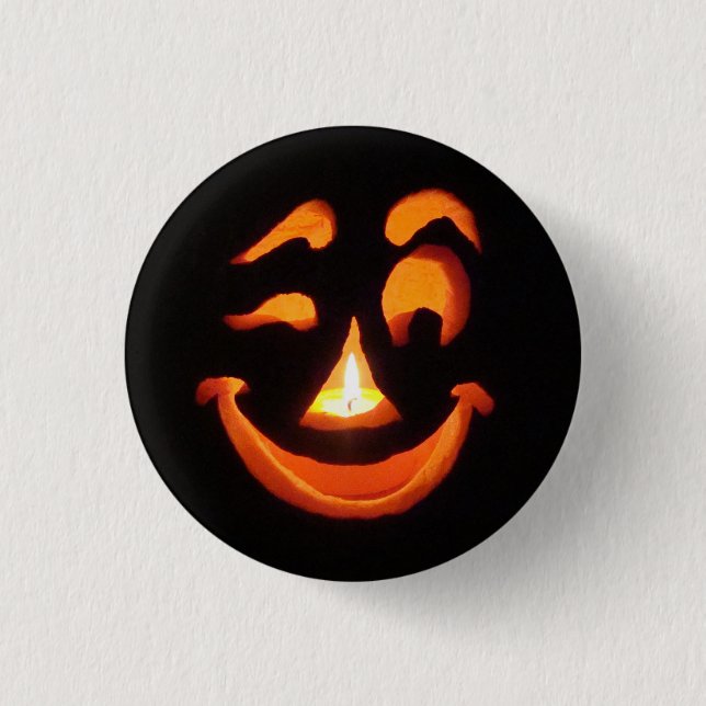 Jack-O-Flair Pinback Button (Front)