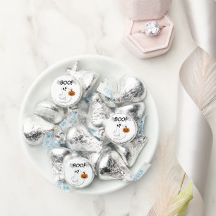 Jack-o’-lantern and A White Ghost Boo Halloween Hershey®'s Kisses®