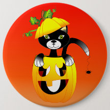 Jack O Lantern And Black Cat