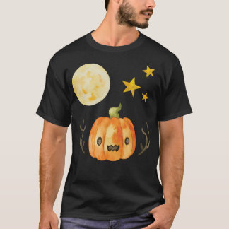 Jack-O-Lantern and Moon T-Shirt