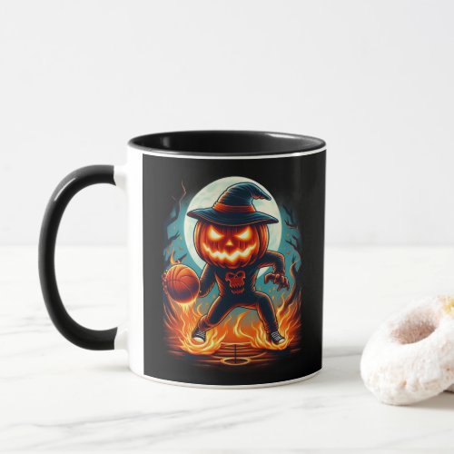 Jack_o_Lantern Basketball Showdown Mug