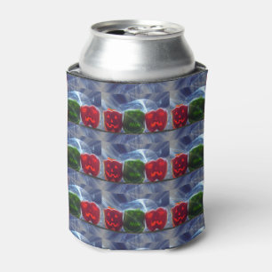 Jack O Lantern Bell Peppers Can Cooler