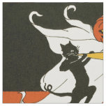 Jack O&#39; Lantern Black Cat Ghost Horn Fabric