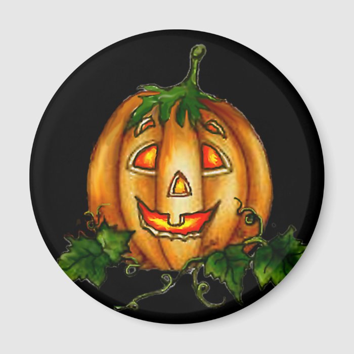 JACK O LANTERN by SHARON SHARPE Magnet